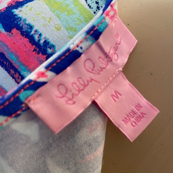 Lily Pulitzer Somerset Dress in Tiki Cabana Craze with cold shoulder size Medium - Picture 4 of 12